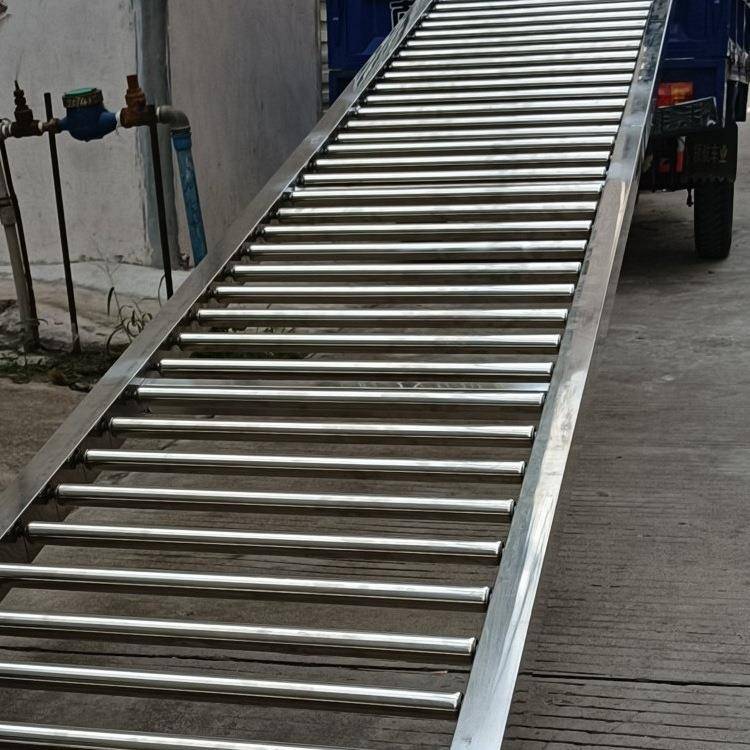 卸货NDK下滑梯随输车送运镀锌搬滚筒输送机货无动力卸货滑轮