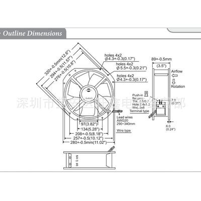 MTKM28GAN22-1WB湾0SINWAN280x28信0x80M铁扇叶铝合金轴流风M机