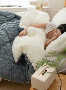 塔芙绒保被暖冬被被子被芯宿KNJ舍单双学生厚棉被春人秋加保暖芯