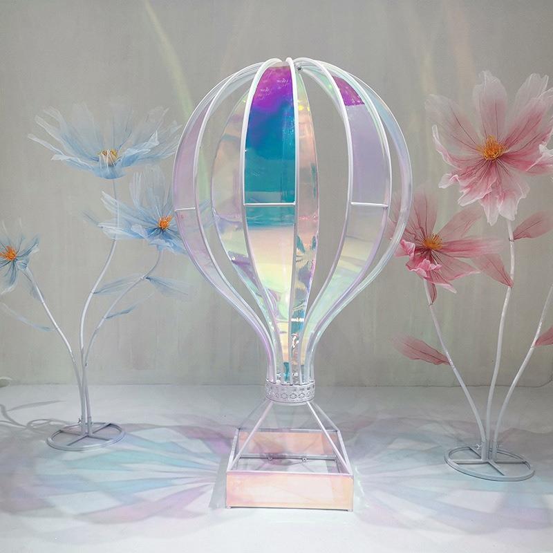 林新款室外园婚庆道具型BJ1831热气球大铁艺摆件商场橱窗装饰品户