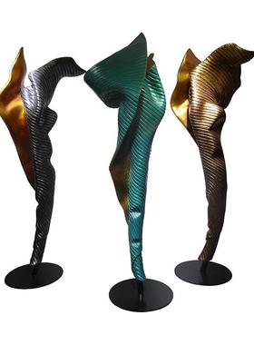 玻璃钢摆萨克斯雕落雕地塑酒店大堂商场美楼陈景观装饰品售处民宿