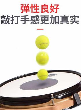 12寸哑鼓垫架子鼓入练哑习器鼓套装门初学打击拍板节器QVP鼓垫