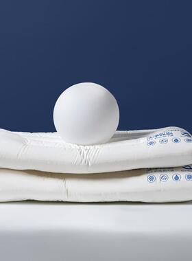 净芯护颈低HKO枕枕枕头枕芯可机洗柔软羽丝绒全防防水油超薄棉枕