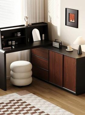 体实梳妆台斗柜一法式复古卧82732风室转角收纳木设计师款化妆桌