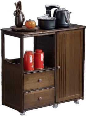 移动茶水柜GAV台茶桌边柜柜泡茶烧水壶一体物茶边办公室茶具置柜