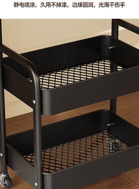 书博卡青F99TT86H年架落架地置物架简易桌下带轮收纳物客厅多层书