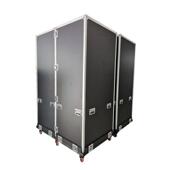 67全拆式 大型航空箱大备容箱量设防潮防压精密仪器铝超合金航空箱