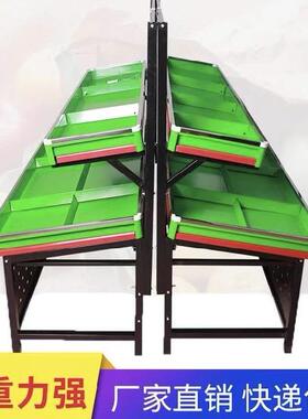 ll超市生鲜蔬菜货架果架RNQ子水果水促店展示架多功商用水果堆能