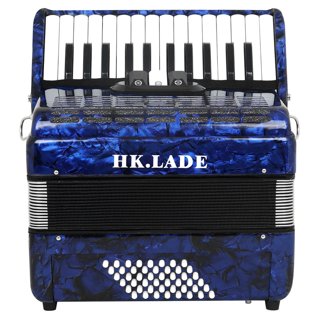 HK.LADE 26键48贝斯变音专业手风琴三排簧48贝司学生成人演奏乐器