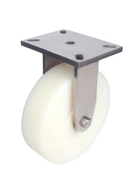 超重型UGZ高2载20重00KG脚轮白色8寸1寸01尼龙轮定向轮拖车轮加厚