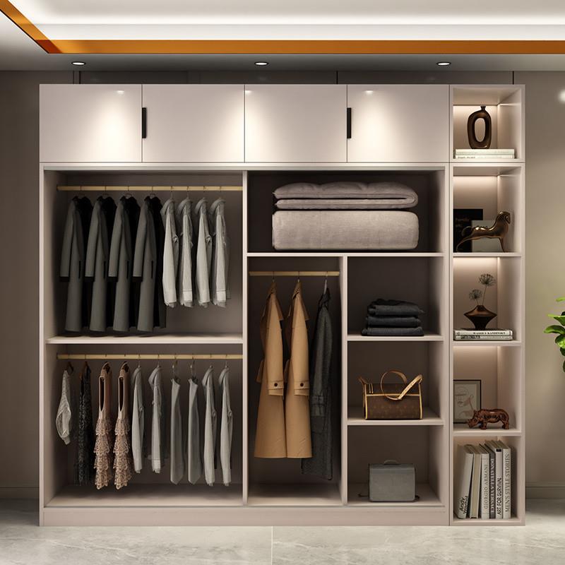 yhu简衣柜家用卧室推拉门主卧5x4QacER约物柜出租户房储小型经济