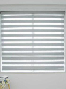 s33免打孔卷帘百窗帘卧室家用卫厨生间阳台房厕叶所客厅遮光降卷