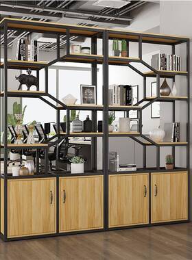 办公室风隔断公司铁艺置物架LJG1688子简约展客厅玄关理柜发店示