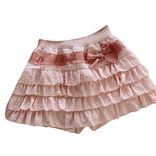 jacquard skirt ruffle fluffy 提花荷叶边蓬蓬裙女 edge Leisure