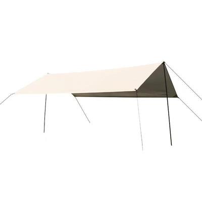 黑胶天幕帐篷户外露营遮阳便携式加厚防晒涂层八角蝶形防晒遮阳棚