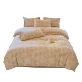 加厚雕花牛奶绒四件套冬季 保暖珊瑚绒被套南通法兰绒床上用品