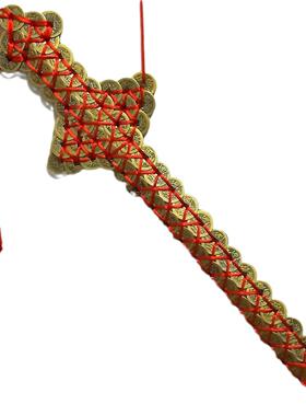 纯铜五帝铜钱剑古钱剑宝剑金钱剑林正英电影道具同