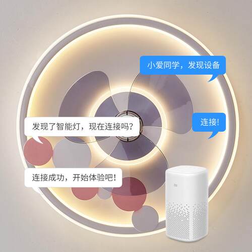 温馨个性吸顶风扇灯吊扇灯2025年新款卧室儿童房家用一体风扇灯具