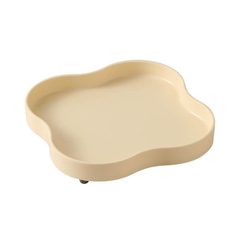 ins风桌面首饰杂物收纳托盘酒店客房包厢家用下午茶简易装饰茶盘