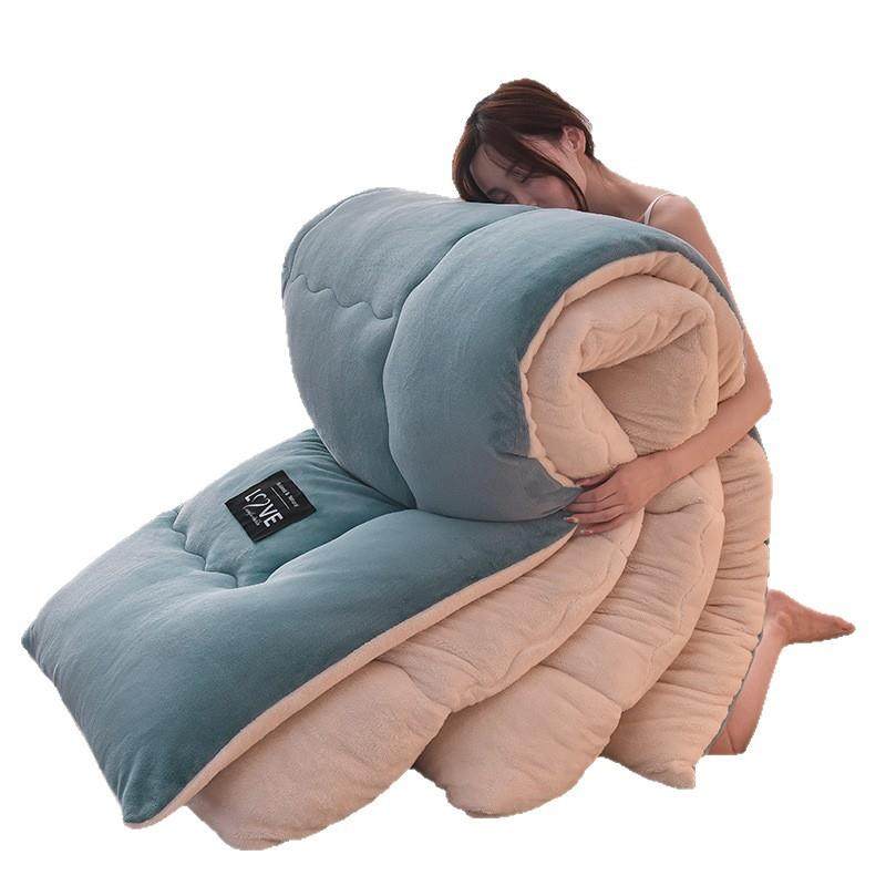 羊羔绒被子牛奶绒冬被加厚保暖绒棉被单人双人被芯直播礼品被,床上用品,化纤被,淘宝优惠券,粉丝福利购,淘宝优惠卷