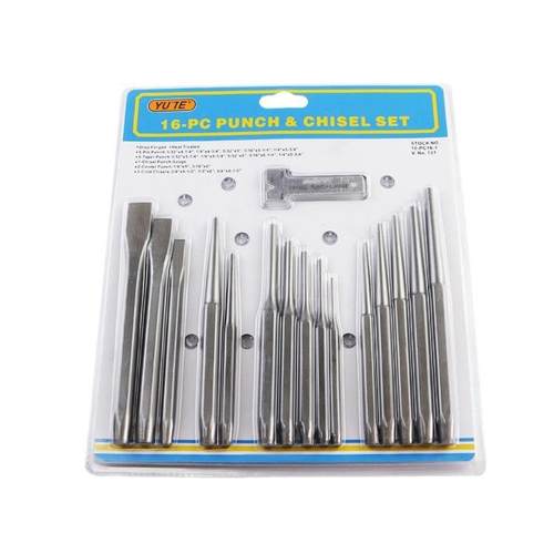 冲凿16件套销冲合金钢钳工工具组合套装汽车维修工具组套