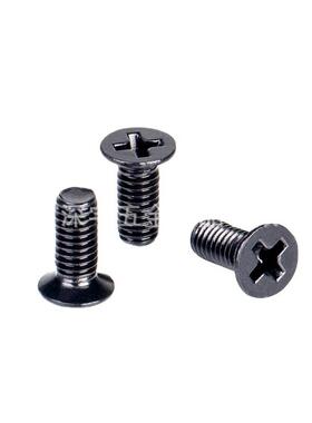 120°KM4x4→4x25黑色薄头螺丝120度沉头螺丝304不锈钢盐雾达克罗