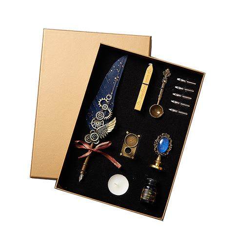 欧式复古哈利波特羽毛笔火漆印章钢笔礼盒套装蘸水笔毕业生日礼物,文具电教/文化用品/商务用品,钢笔,淘宝优惠券,粉丝福利购,淘宝优惠卷