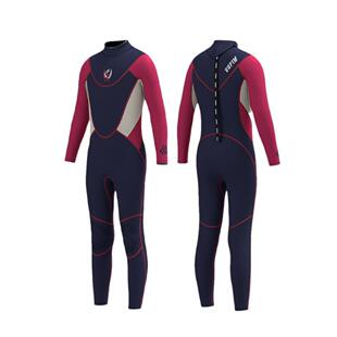 新款 潜水衣防寒防晒冲浪游泳 mm潜水服儿童泳衣加厚保暖连体长袖