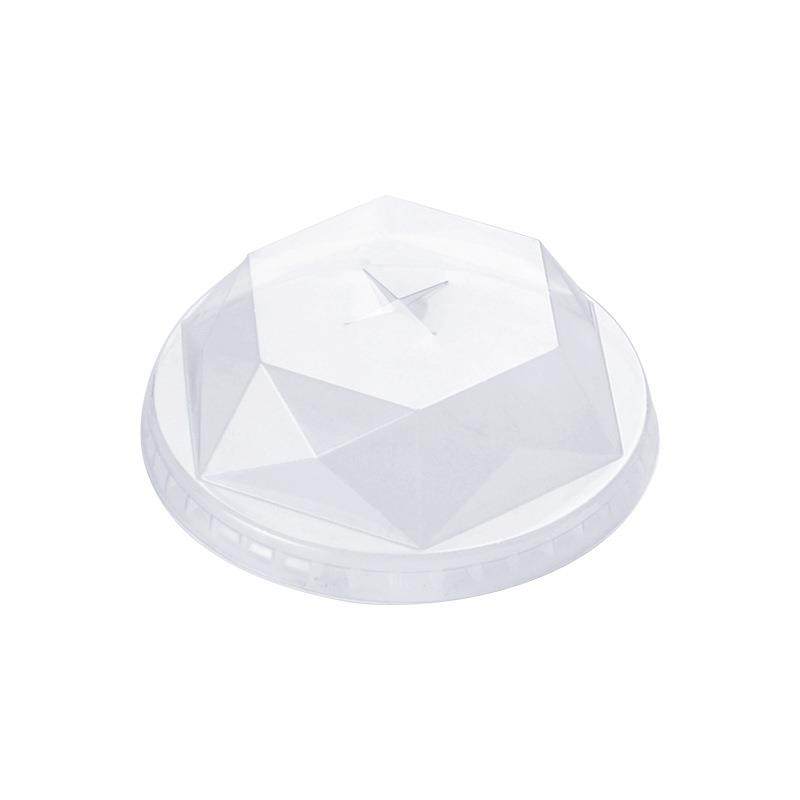 菱形盖一次性90/95创意透明塑料六角六边奶茶饮料杯盖半圆拱盖,餐饮具,杯垫,淘宝优惠券,粉丝福利购,淘宝优惠卷