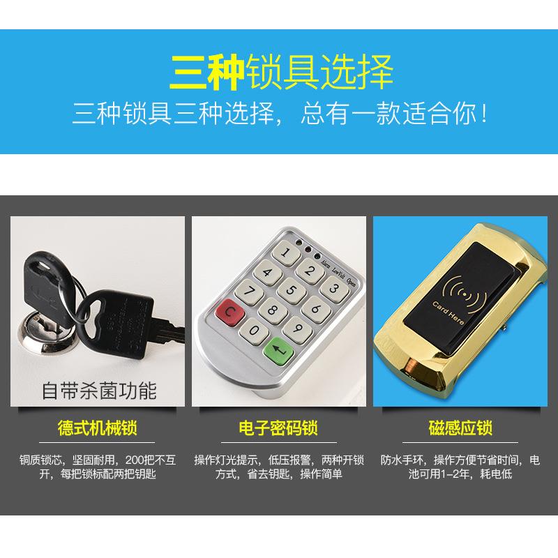 广州单1门2门彩色更衣柜员工个人储物柜健身房单门私人柜存包柜