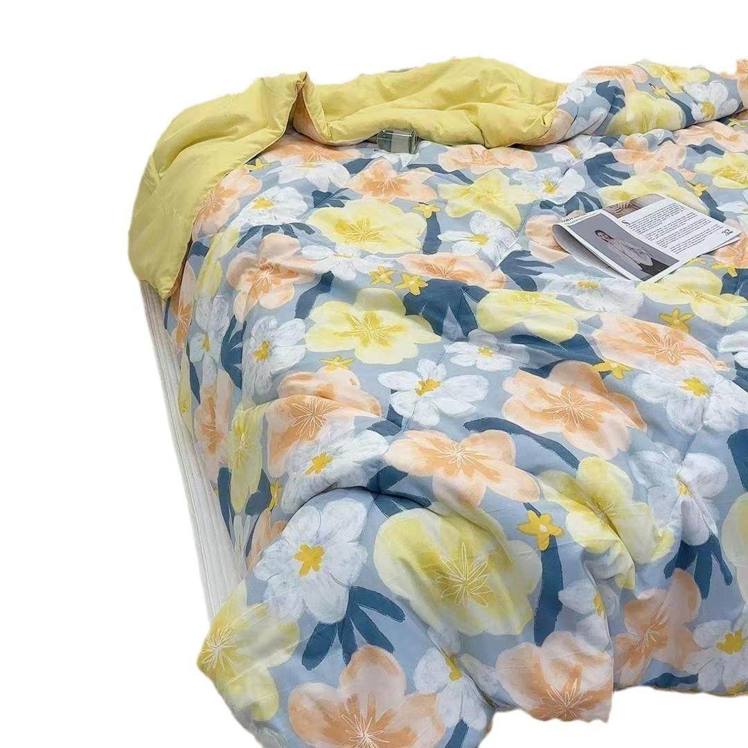 热销款za款水洗莫代尔夏凉被大豆蚕丝蛋白花边双人空调被,床上用品,化纤被,淘宝优惠券,粉丝福利购,淘宝优惠卷