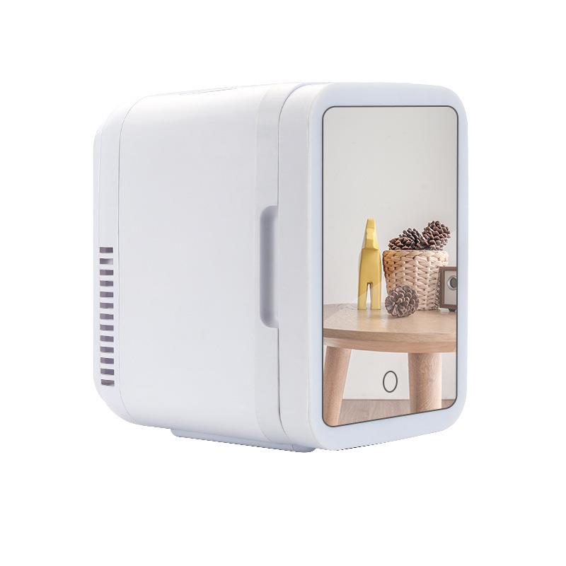 车载美妆冰箱车用面膜化妆品迷你冷藏箱家用小冰箱车家两用冷藏盒