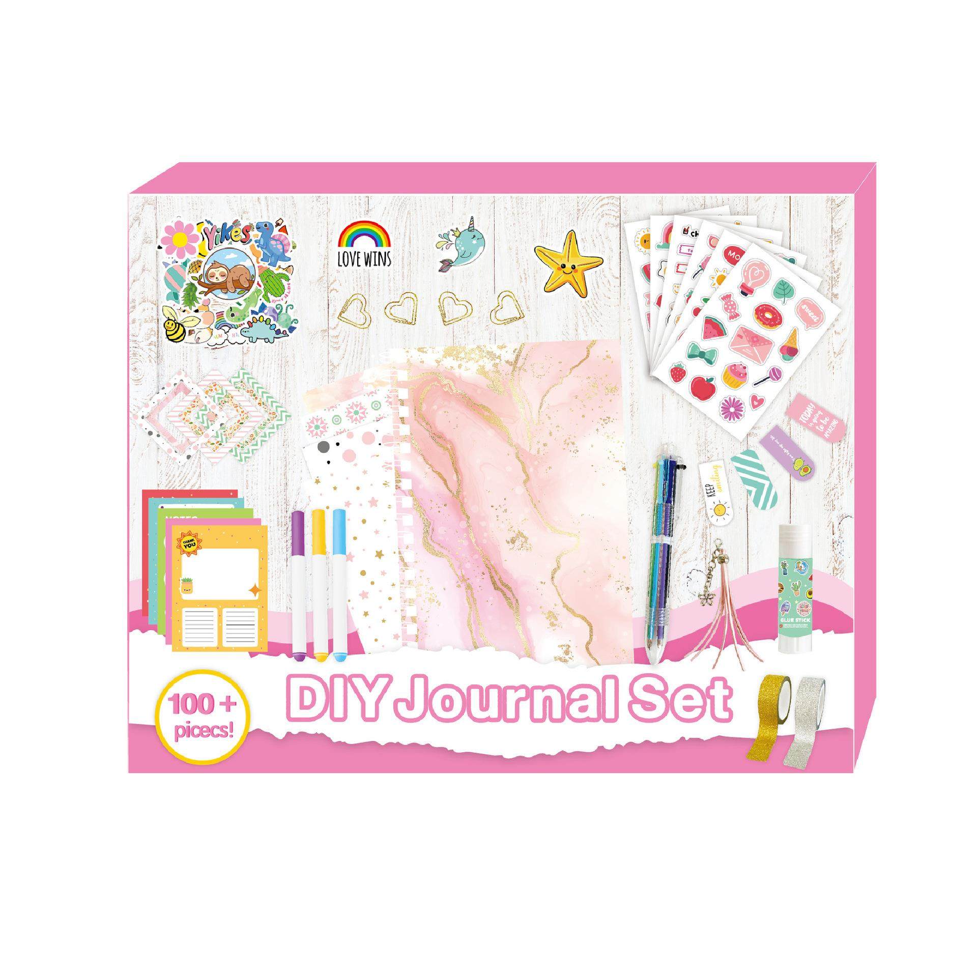 新品儿童笔记本套装贴纸女孩青少年生日礼物日记本剪贴薄手账,文具电教/文化用品/商务用品,文具套装/礼盒,淘宝优惠券,粉丝福利购,淘宝优惠卷