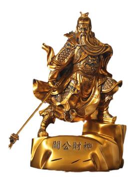 关公像关公摆件工艺品武财神爷佛像关羽关二爷家用开业家居客厅