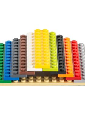 MOC国产积木兼容乐高2445小颗粒散件2x12基础板一公斤289个