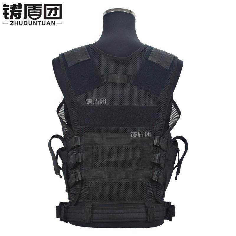 爆款047战术背心马甲网眼网孔透气耐磨户外训练执勤防护装备