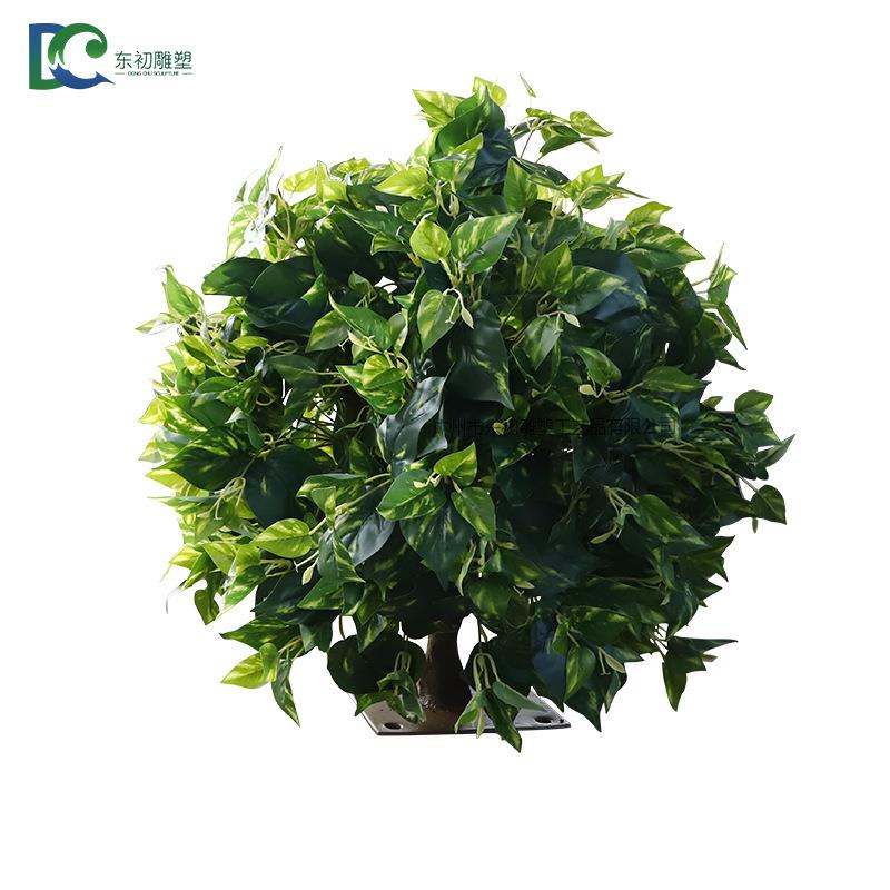 仿真球树灌木丛微景观绿植小盆栽人造盆栽仿真绿植源头厂家