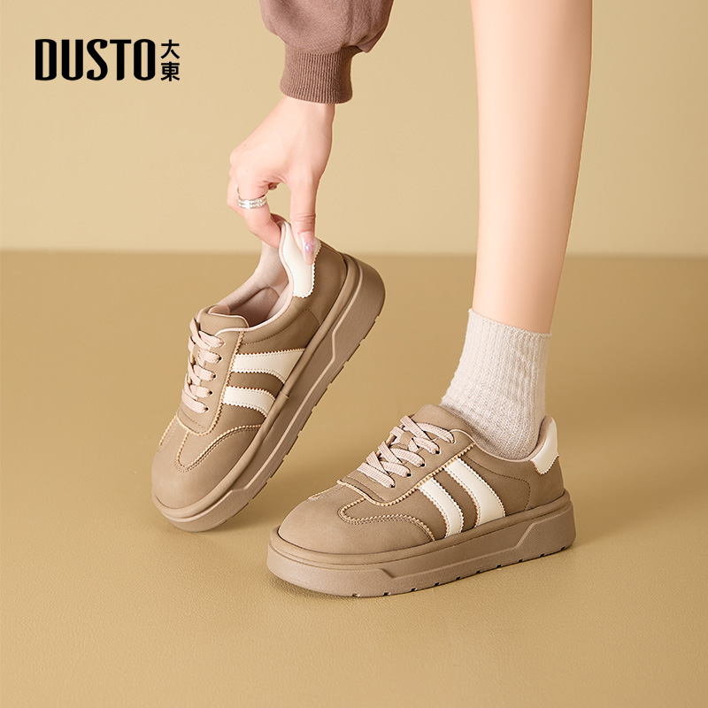 大东勃肯鞋女鞋厚底阿甘鞋圆头