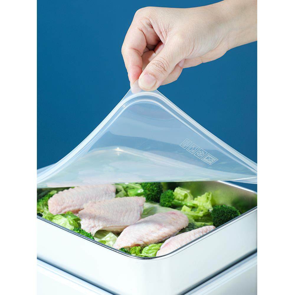 304不锈钢保鲜盒带盖密封饭盒冰箱冷藏长方形食品盒子盛菜盆餐盒,收纳整理,食物收纳盒,淘宝优惠券,粉丝福利购,淘宝优惠卷