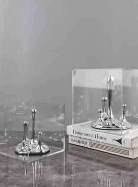 欧式创意树脂流体水滴摆件样板房售楼部卧室书房客厅桌面玄关饰品