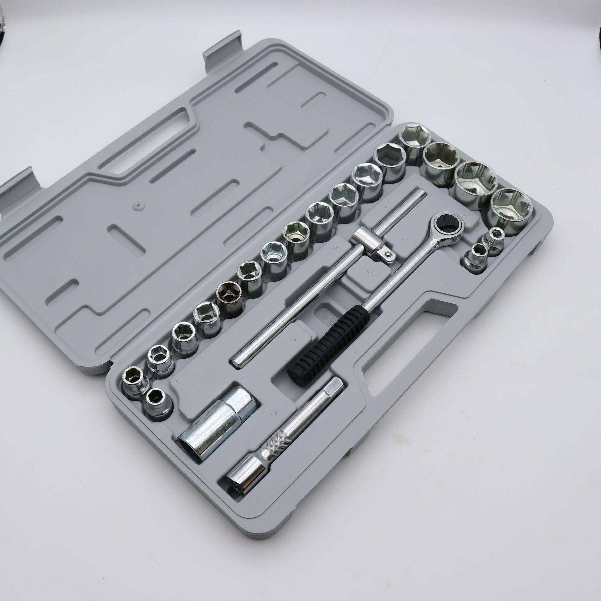 套筒扳手25件套汽车摩托车维修五金工具箱棘轮扳手内六角组合套装,五金/工具,组合套装,淘宝优惠券,粉丝福利购,淘宝优惠卷