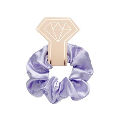 跨境新品2025年卡马龙色系缎面猪大肠发圈简约纯色发圈不伤发圈