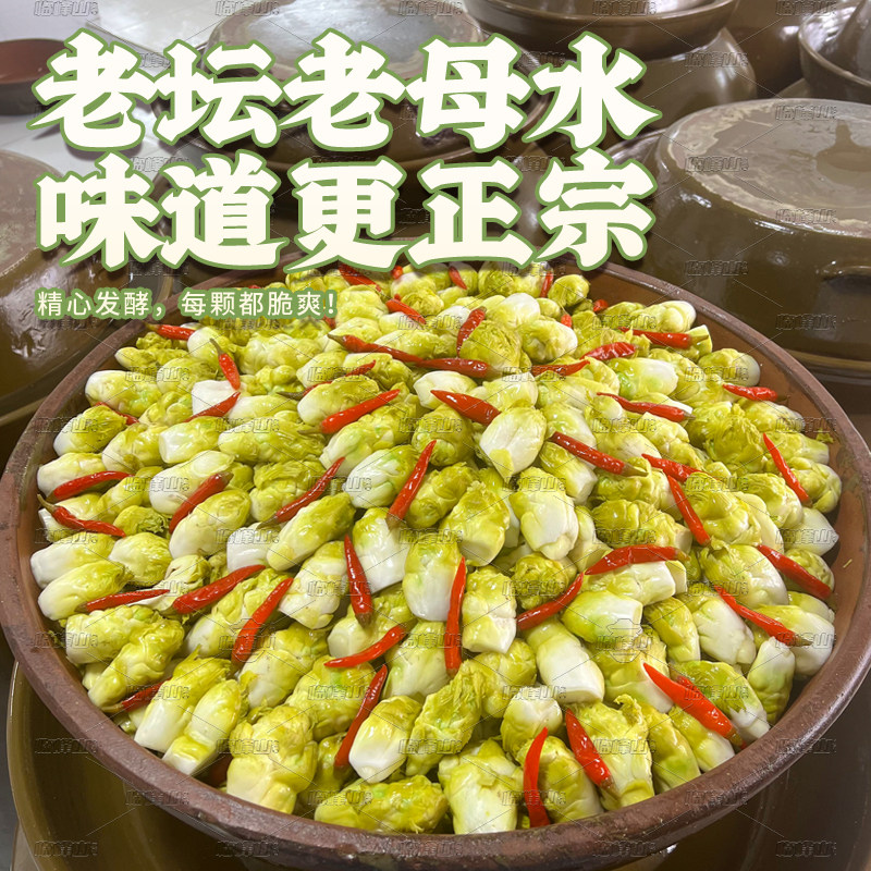临峰山廖师母四川重庆老坛儿菜什锦泡菜农家萝卜豇豆泡佛手瓜辣椒