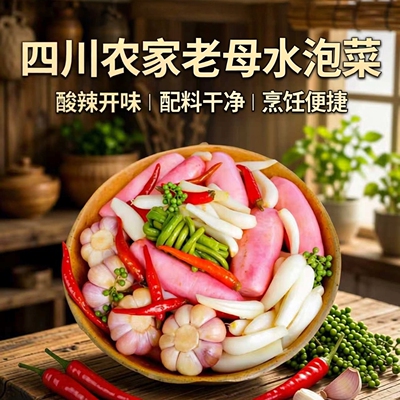 王婆家老坛四川泡菜什锦萝卜儿菜