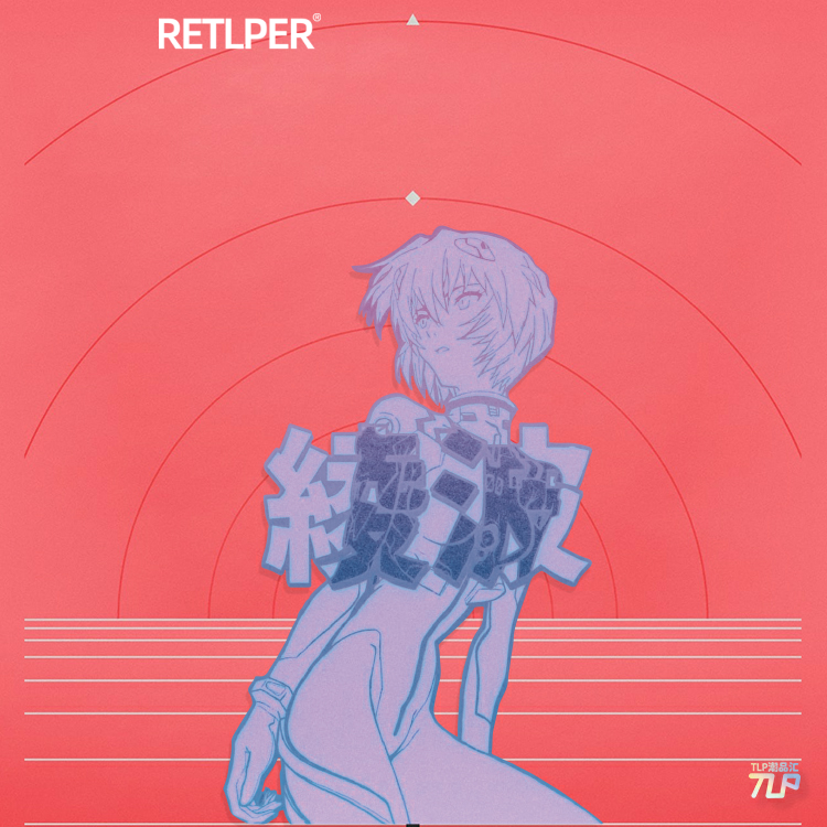 TLP反光贴纸EVA绫波丽Rei白丽黑