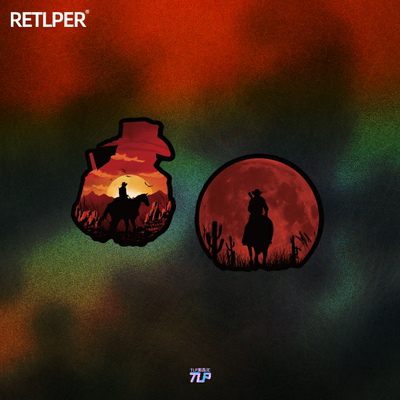 TLP反光车贴R星Rockstar荒野大