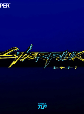 TLP镂空反光车贴 赛博朋克cyberpunk2077 机械体改少女防水贴纸