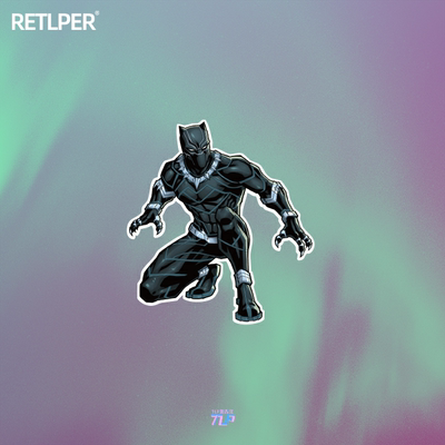 tlp反光车贴漫威黑豹电影宣传