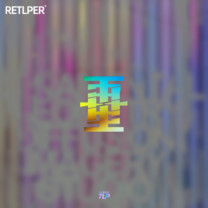 tlp镂空车贴再生颠倒互映朋克风