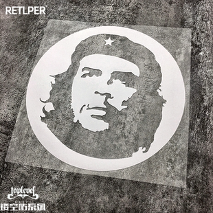 Guevara肖像头像潮流贴纸 Che TLP镂空车贴 古巴切格瓦拉革命领袖